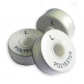 White Pre-Wound Bobbins for PR Machines